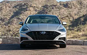   Hyundai Sonata Limited (Shimmering Silver Pearl) US-spec - 2019