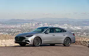   Hyundai Sonata Limited (Shimmering Silver Pearl) US-spec - 2019
