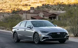   Hyundai Sonata Limited (Shimmering Silver Pearl) US-spec - 2019