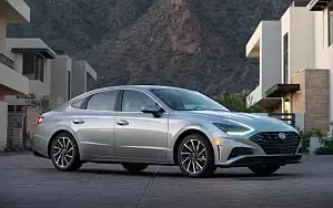   Hyundai Sonata Limited (Shimmering Silver Pearl) US-spec - 2019