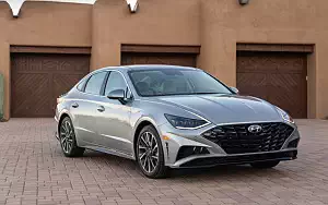   Hyundai Sonata Limited (Shimmering Silver Pearl) US-spec - 2019