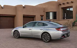   Hyundai Sonata Limited (Shimmering Silver Pearl) US-spec - 2019