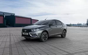 Обои автомобили Лада Веста Exclusive - 2016