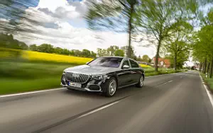   Mercedes-Maybach S 580 4MATIC (Nautical Blue/High-Tech Silver) - 2021