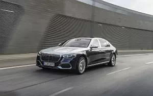   Mercedes-Maybach S 580 4MATIC (Nautical Blue/High-Tech Silver) - 2021
