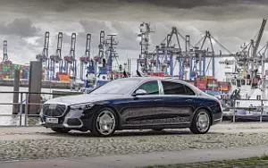   Mercedes-Maybach S 580 4MATIC (Nautical Blue/High-Tech Silver) - 2021