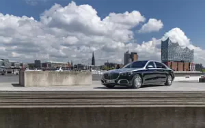   Mercedes-Maybach S 580 4MATIC (Nautical Blue/High-Tech Silver) - 2021