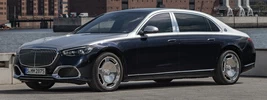 Mercedes-Maybach S 580 4MATIC (Nautical Blue/High-Tech Silver) - 2021