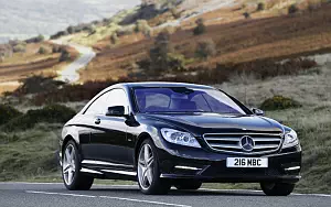 Обои автомобили Mercedes-Benz CL500 AMG Sports Package UK-spec - 2009