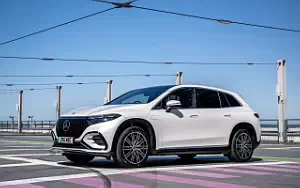 Обои автомобили Mercedes-Benz EQS SUV 450 4MATIC AMG Line UK-spec - 2023