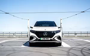 Обои автомобили Mercedes-Benz EQS SUV 450 4MATIC AMG Line UK-spec - 2023