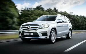 Обои автомобили Mercedes-Benz GL350 BlueTEC AMG Sports Package UK-spec - 2014