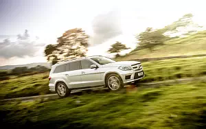 Обои автомобили Mercedes-Benz GL350 BlueTEC AMG Sports Package UK-spec - 2014
