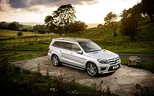 Обои автомобили Mercedes-Benz GL350 BlueTEC AMG Sports Package UK-spec - 2014