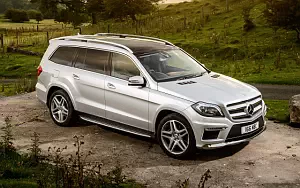 Обои автомобили Mercedes-Benz GL350 BlueTEC AMG Sports Package UK-spec - 2014