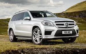 Обои автомобили Mercedes-Benz GL350 BlueTEC AMG Sports Package UK-spec - 2014