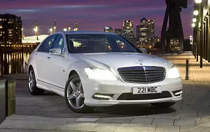 Обои автомобили Mercedes-Benz S350 CDI AMG Sports Package UK-spec - 2009