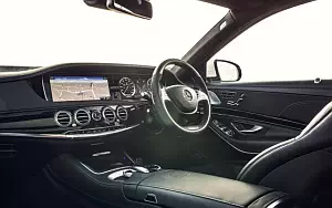 Обои автомобили Mercedes-Benz S63 AMG UK-spec - 2014