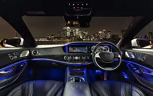 Обои автомобили Mercedes-Benz S63 AMG UK-spec - 2014