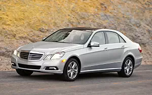 Обои автомобили Mercedes-Benz E350 Luxury US-spec - 2010