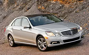 Обои автомобили Mercedes-Benz E350 Luxury US-spec - 2010