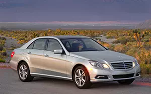 Обои автомобили Mercedes-Benz E350 Luxury US-spec - 2010
