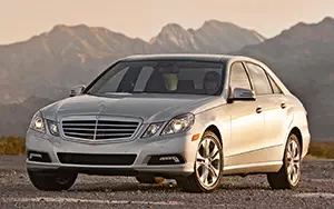 Обои автомобили Mercedes-Benz E350 Luxury US-spec - 2010