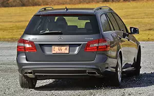 Обои автомобили Mercedes-Benz E350 4MATIC Wagon US-spec - 2011