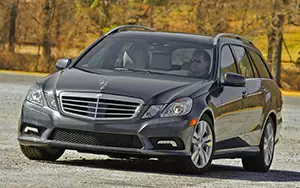 Обои автомобили Mercedes-Benz E350 4MATIC Wagon US-spec - 2011