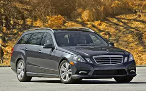 Обои автомобили Mercedes-Benz E350 4MATIC Wagon US-spec - 2011