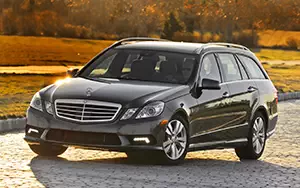 Обои автомобили Mercedes-Benz E350 4MATIC Wagon US-spec - 2011