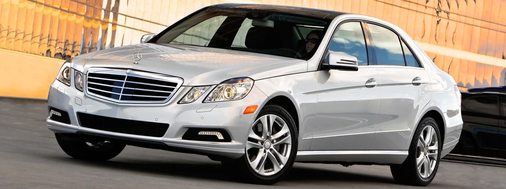 Обои автомобили Mercedes-Benz E350 Luxury US-spec - 2010 - Car wallpapers