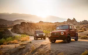 Обои автомобили Mercedes-Benz G 550 and Mercedes-AMG G 63 US-spec - 2018