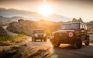 Обои автомобили Mercedes-Benz G 550 and Mercedes-AMG G 63 US-spec - 2018