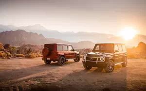 Обои автомобили Mercedes-Benz G 550 and Mercedes-AMG G 63 US-spec - 2018