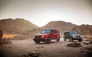 Обои автомобили Mercedes-Benz G 550 and Mercedes-AMG G 63 US-spec - 2018
