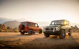 Обои автомобили Mercedes-Benz G 550 and Mercedes-AMG G 63 US-spec - 2018