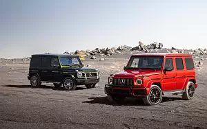Обои автомобили Mercedes-Benz G 550 and Mercedes-AMG G 63 US-spec - 2018