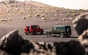 Обои автомобили Mercedes-Benz G 550 and Mercedes-AMG G 63 US-spec - 2018