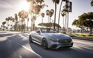 Обои автомобили Mercedes-AMG S 63 4MATIC+ Cabriolet US-spec - 2018
