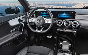 Обои автомобили Mercedes-Benz A-class AMG Line Edition - 2018