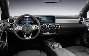 Обои автомобили Mercedes-Benz A-class AMG Line Edition - 2018