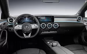 Обои автомобили Mercedes-Benz A-class AMG Line Edition - 2018