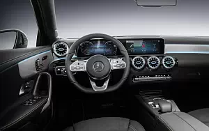 Обои автомобили Mercedes-Benz A-class AMG Line Edition - 2018