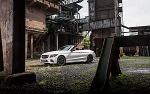 Обои автомобили Mercedes-Benz C 300 Cabriolet AMG Line - 2018