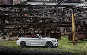 Обои автомобили Mercedes-Benz C 300 Cabriolet AMG Line - 2018