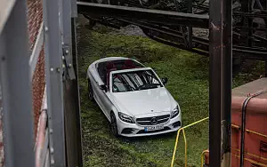 Обои автомобили Mercedes-Benz C 300 Cabriolet AMG Line - 2018