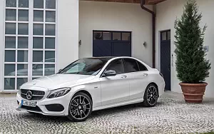 Обои автомобили Mercedes-Benz C450 AMG 4MATIC - 2015