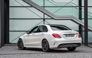 Обои автомобили Mercedes-Benz C450 AMG 4MATIC - 2015