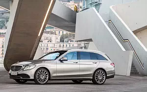 Обои автомобили Mercedes-Benz C-class Estate Exclusive Line - 2018